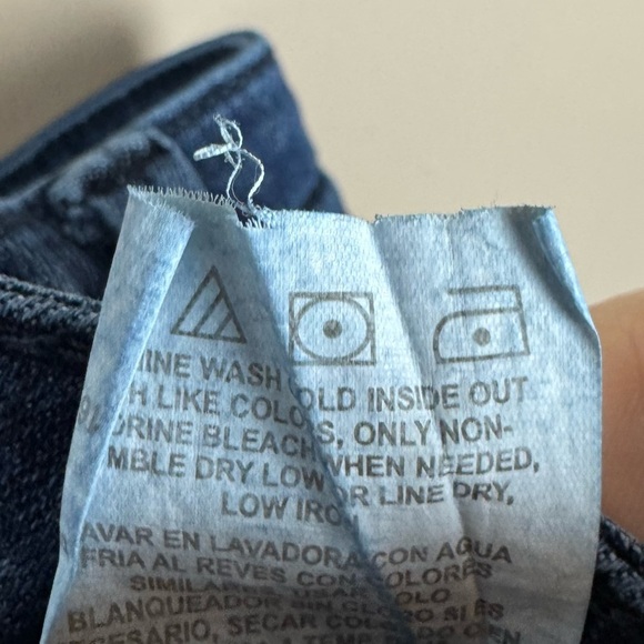 Lee Slender Secret Lower on the Waist Straight Leg Fleur de Lis Jeans Size 16 - Picture 9 of 10